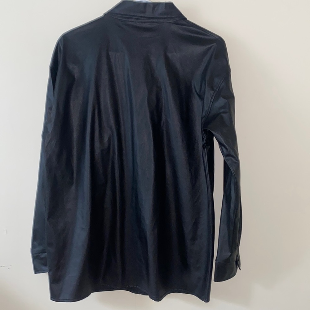 Large Black Leather Jacket